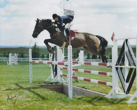Jonathan Chesler and All Star, Open Jumper International ring Spruce Meadows, Calgary 3